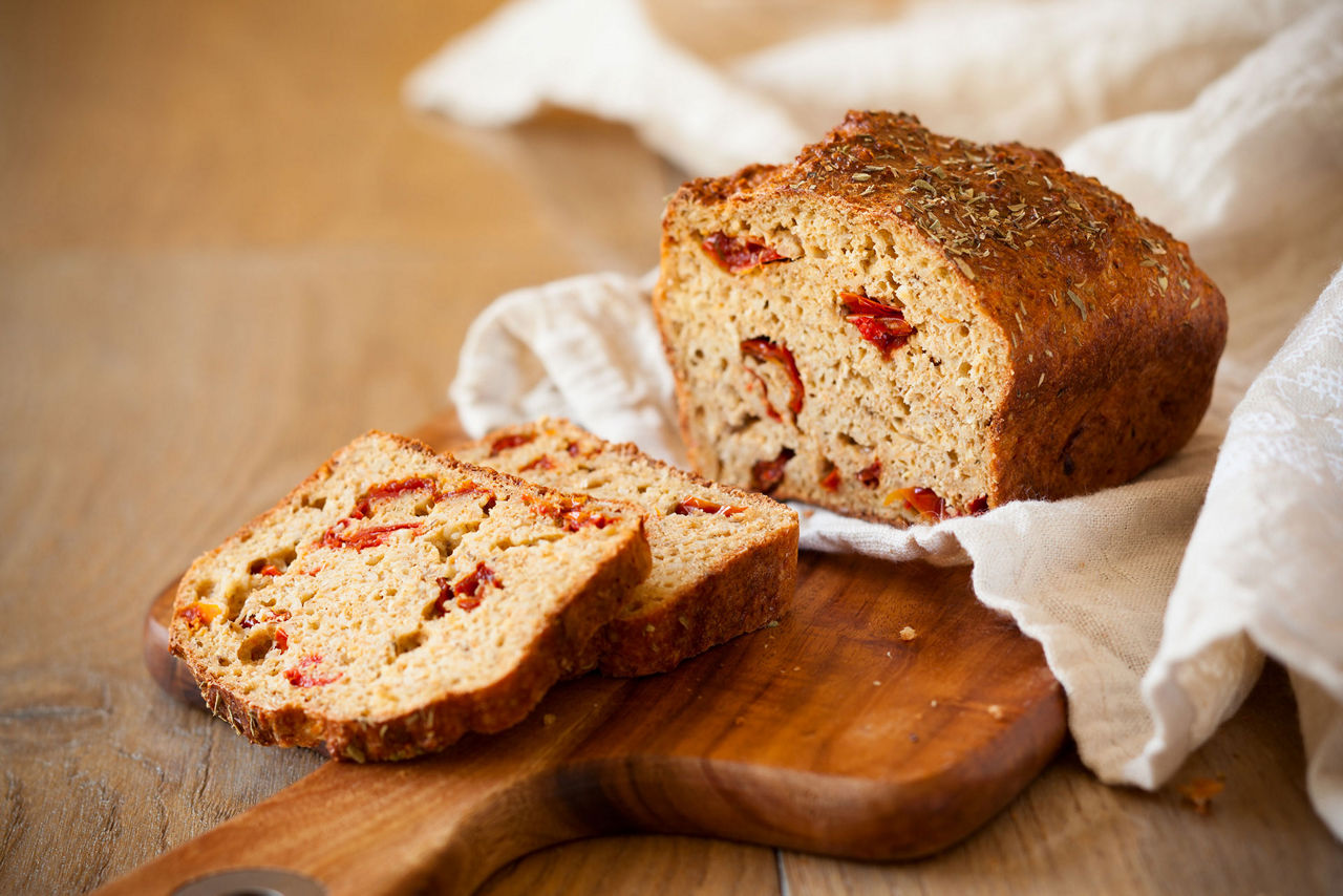 Mushroom & Tomato Loaf